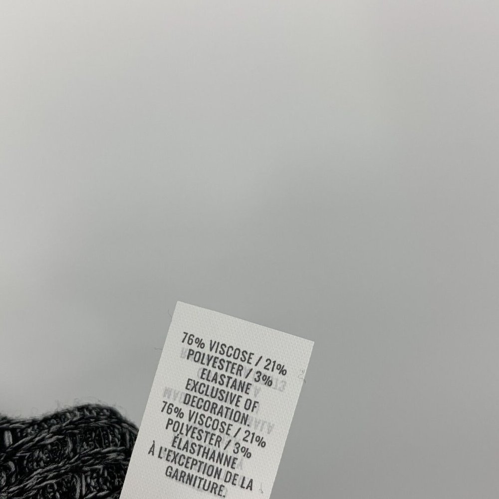 Aerie Leggings Black Gray Lounge Pull On Waffle Knit High Rise - Picture 12 of 13